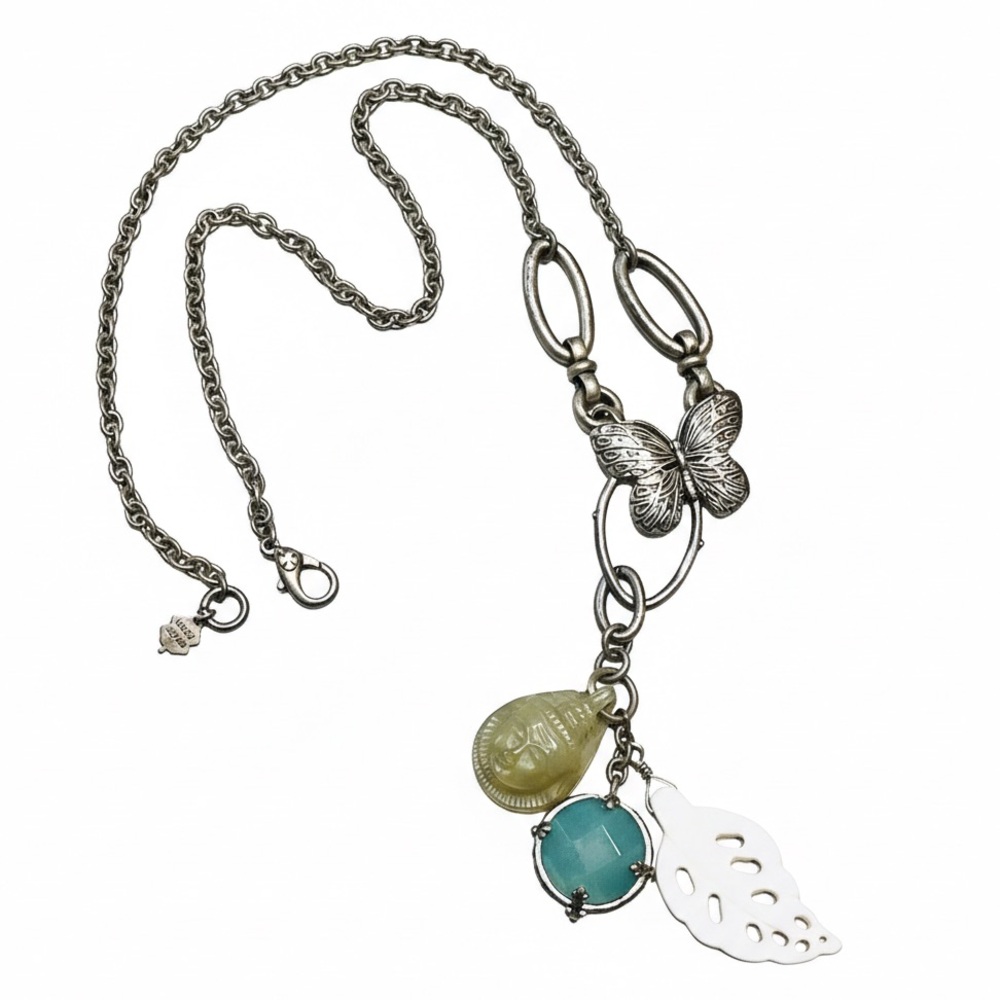 Lucky Brand Charm Lariat Necklace